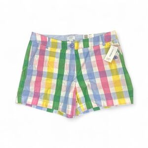 Crown & Ivy Multicolor Checkered Shorts
